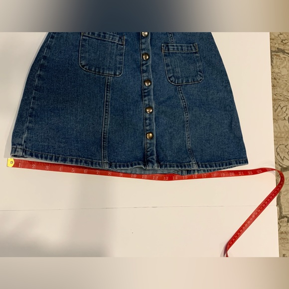 BDG Urban Outfitters Jean Snap Mini Skirt - Picture 7 of 9